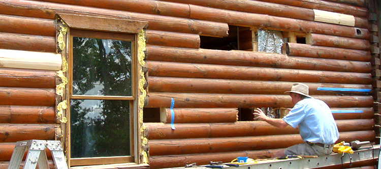 Log Home Repair Salem City, Virginia