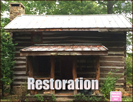 Historic Log Cabin Restoration  Salem City, Virginia